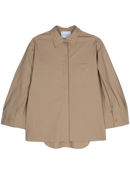 Pointed-Collar Poplin Shirt
