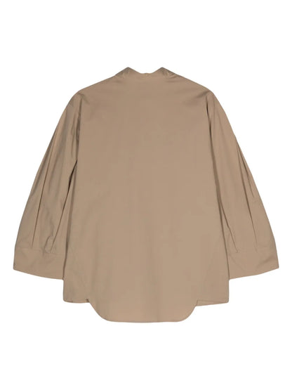 Pointed-Collar Poplin Shirt