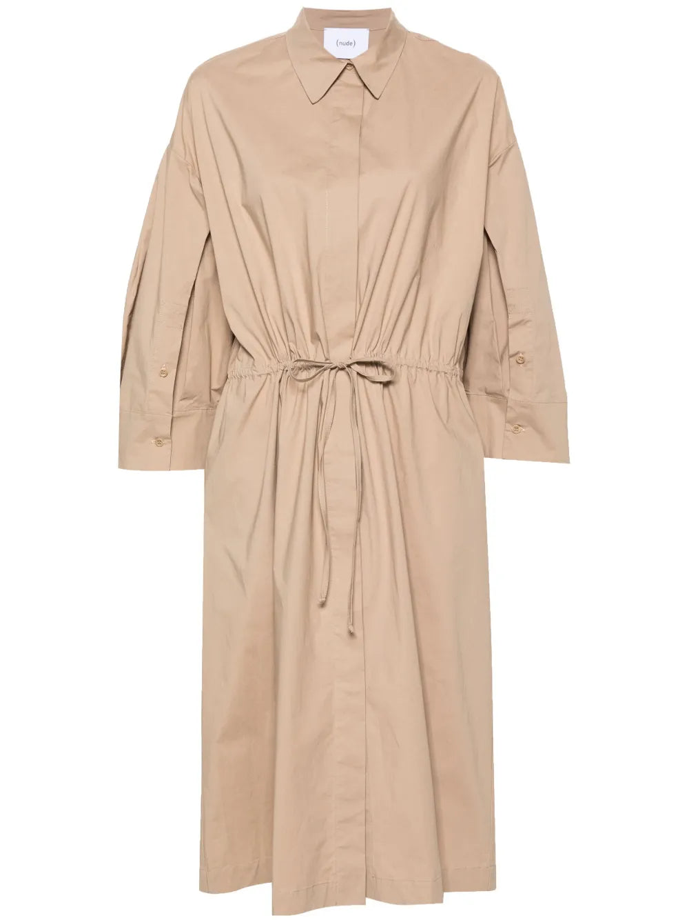 Poplin Midi Shirt Dress