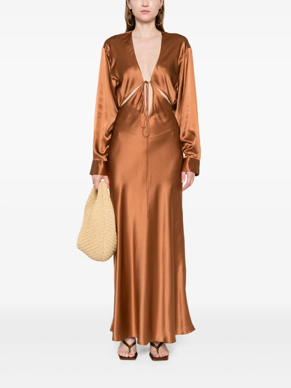 Cusco Silk Maxi Dress