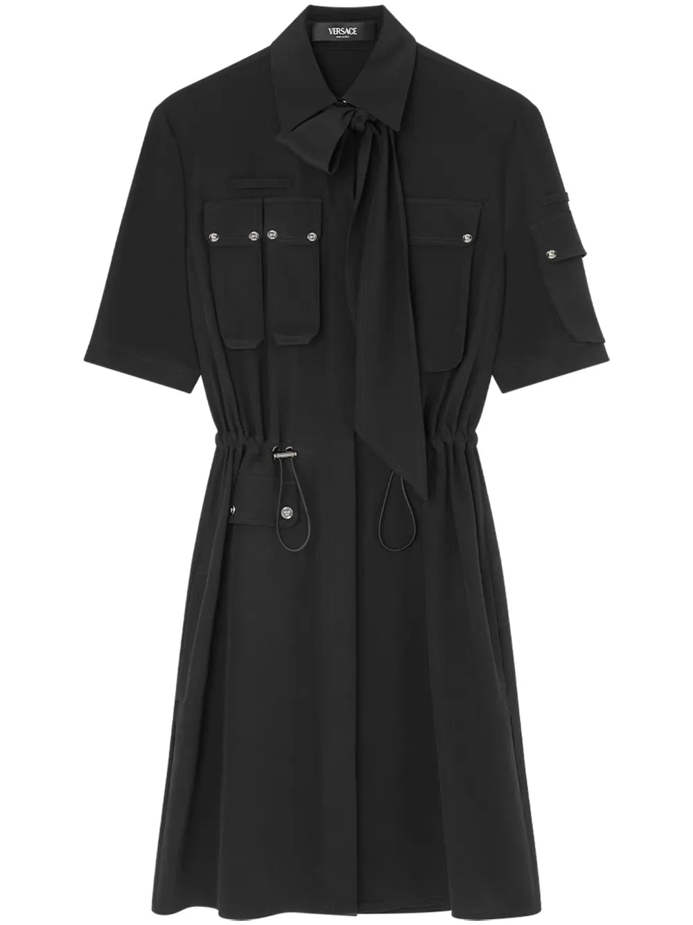 Lavalli�Re Silk Cargo Shirt Dress