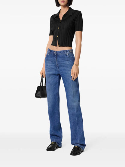 Button-Up Knitted Shirt