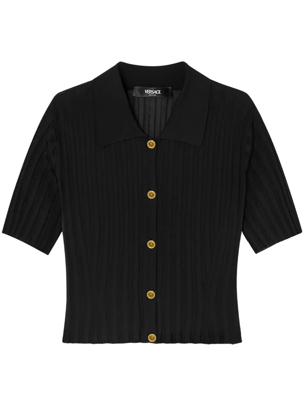 Button-Up Knitted Shirt