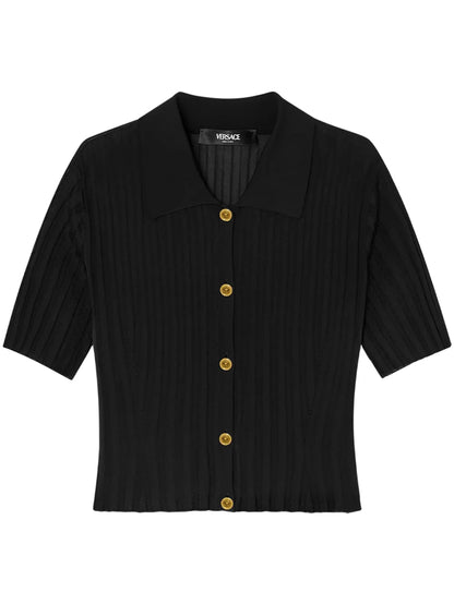 Button-Up Knitted Shirt