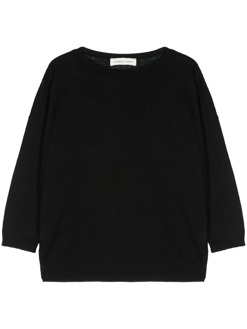 Wide-Neck Drop-Shoulder Jumper