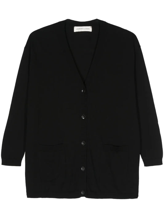 V-Neck Cotton Cardigan