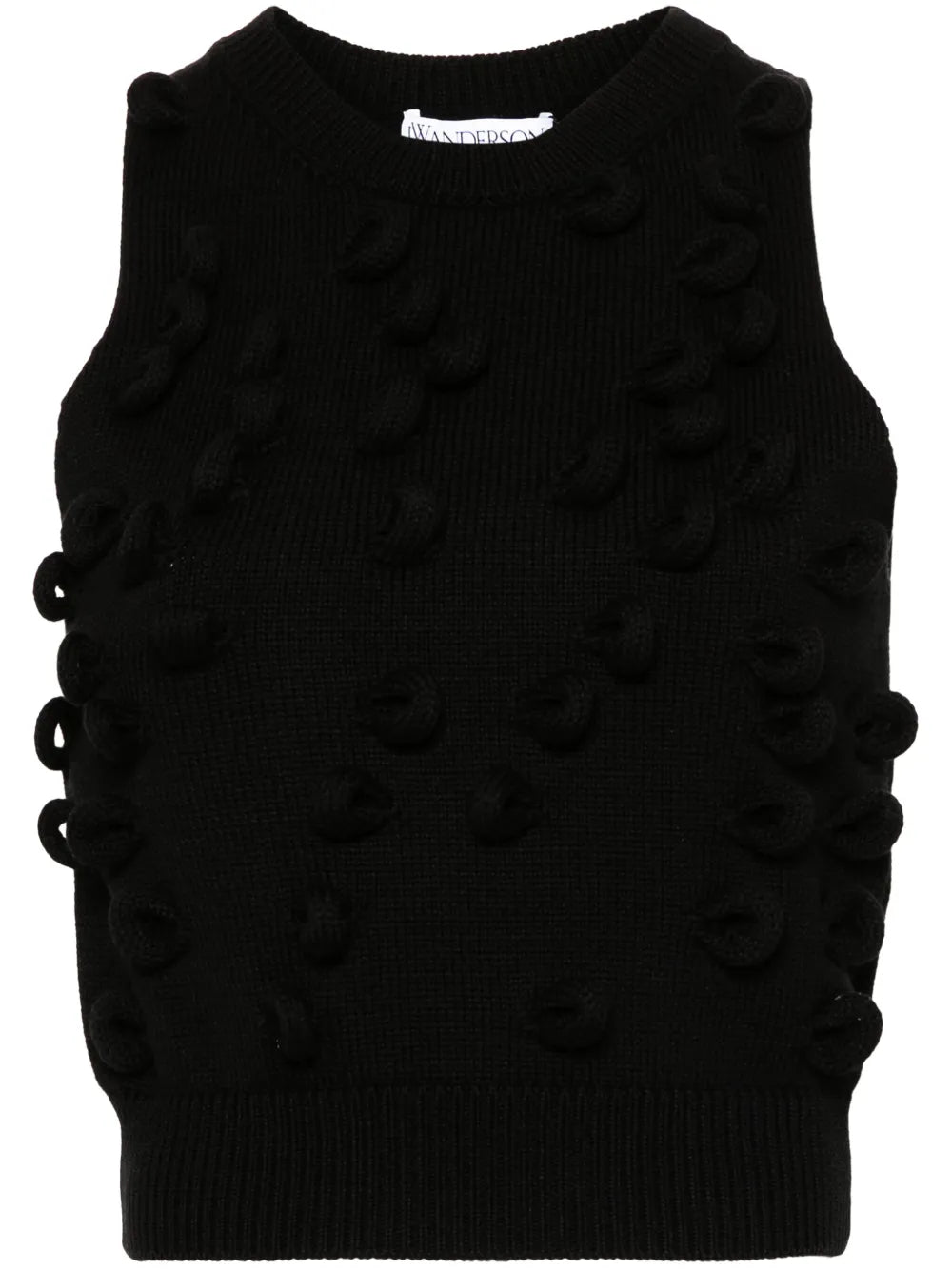Loop-Detailing Knitted Tank Top