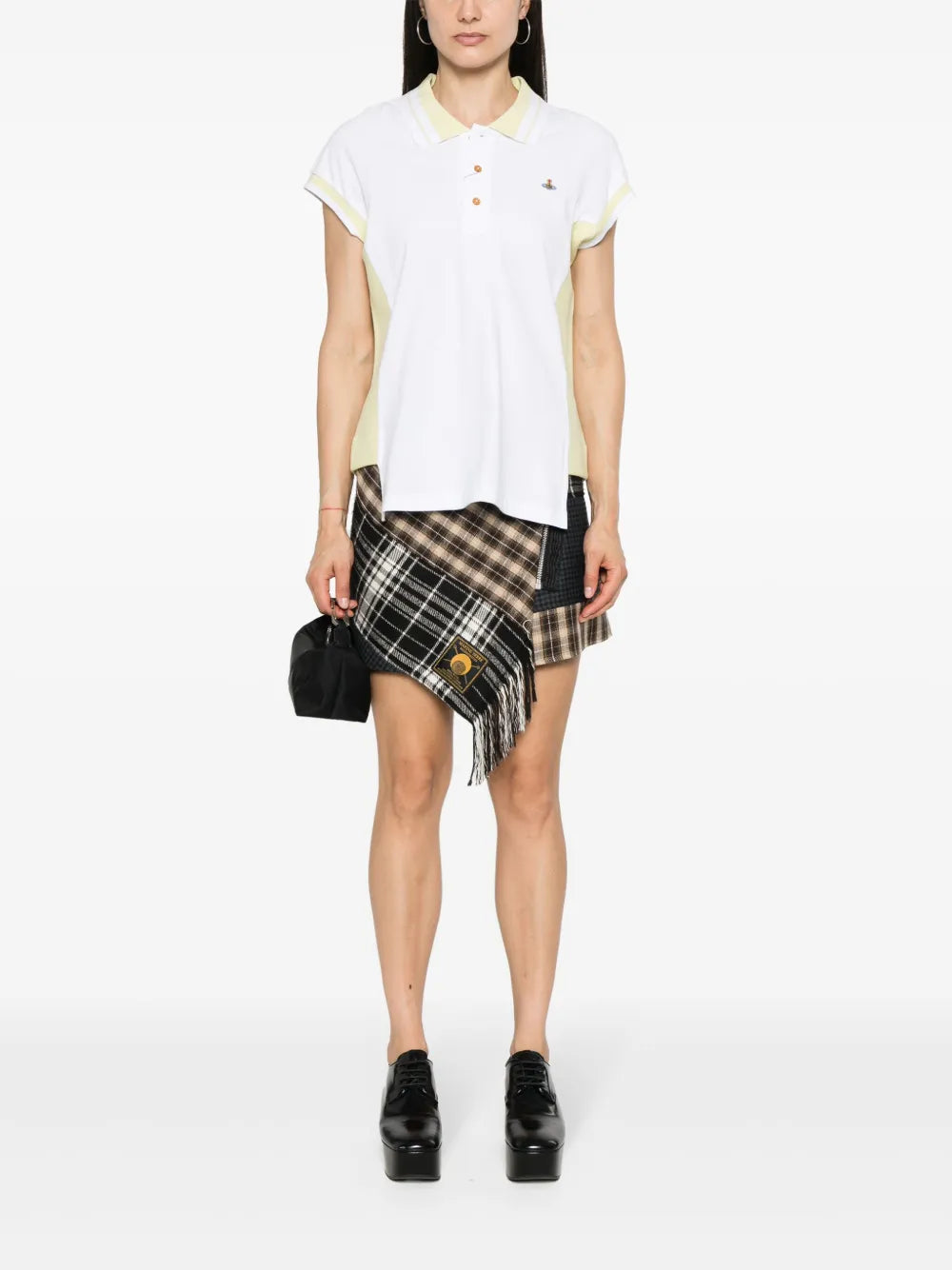 Orb-Embroidered Polo Top