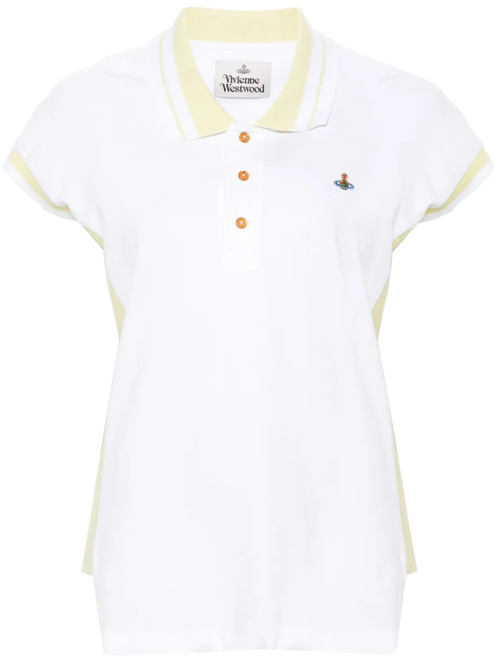 Orb-Embroidered Polo Top