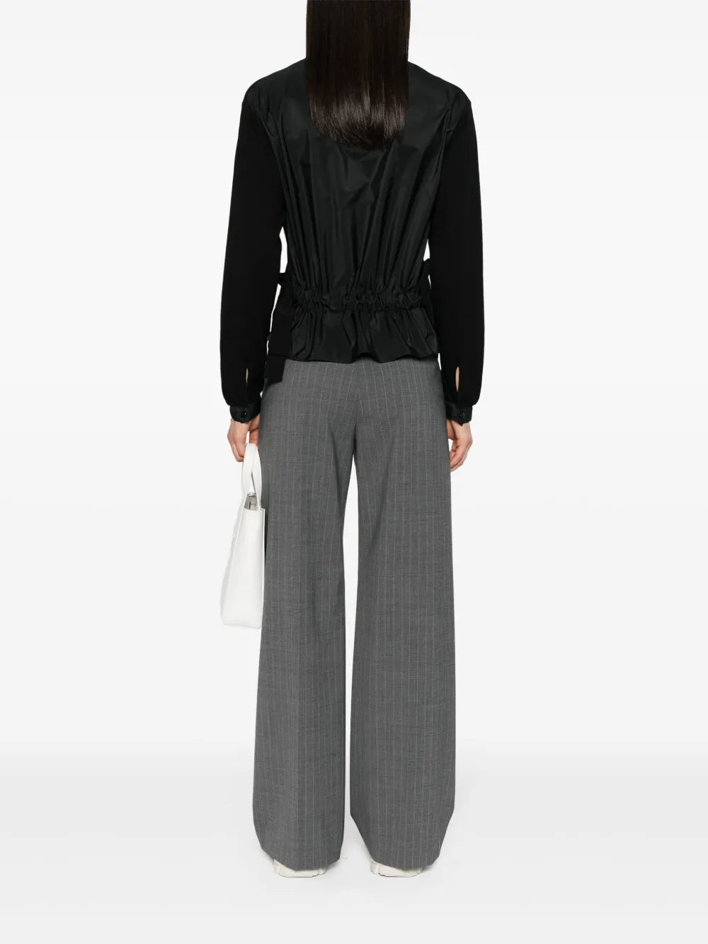 Logo-Patch Panelled Jumper