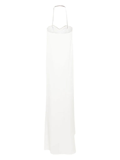 Crystal-Embellished Cut-Out Dress