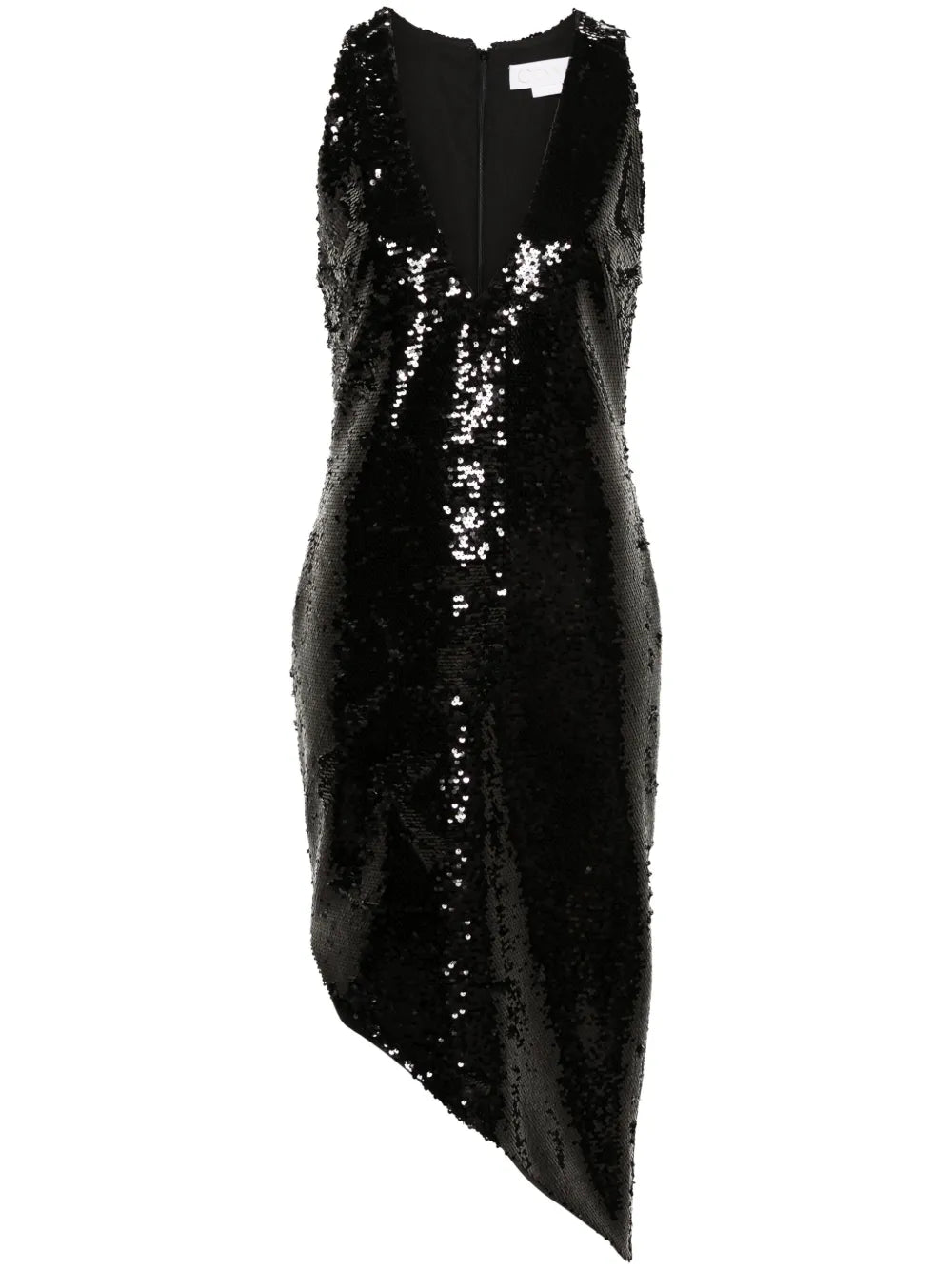 Sequin-Embellished Midi Dress