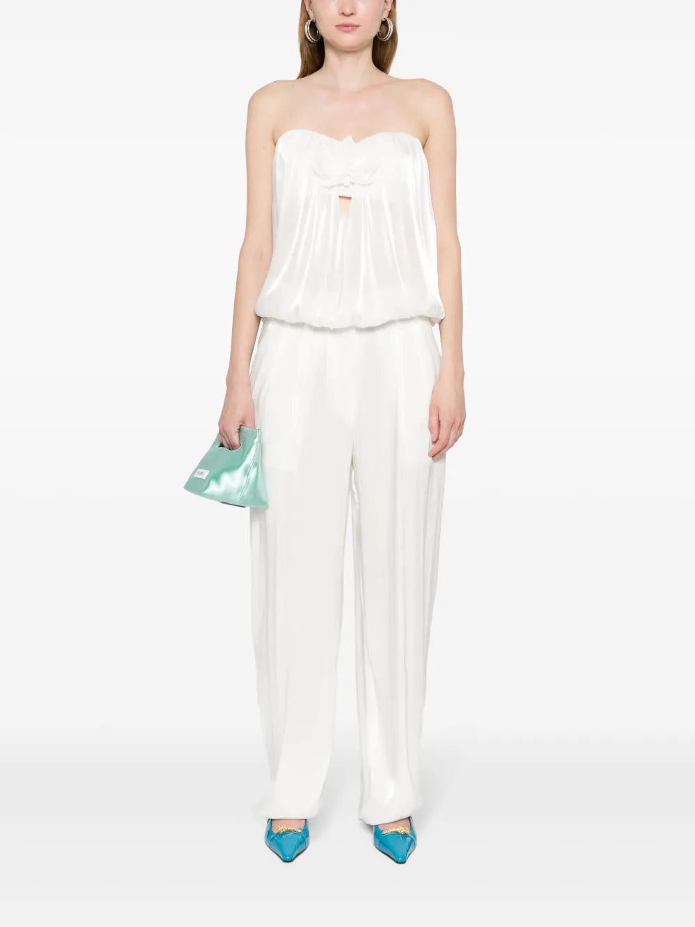 Pleated Palazzo Pants