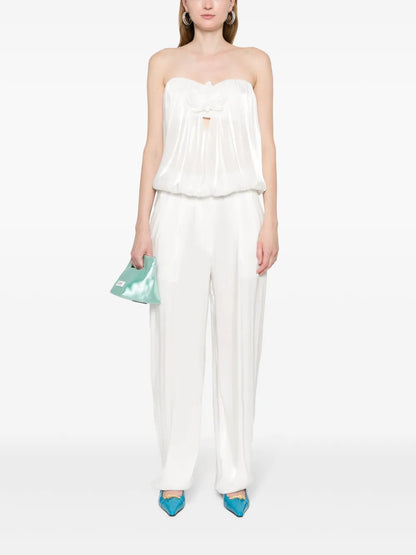 Pleated Palazzo Pants