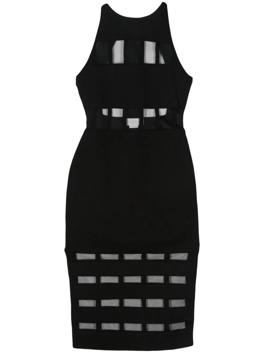 Semi-Sheer Mdi Dress