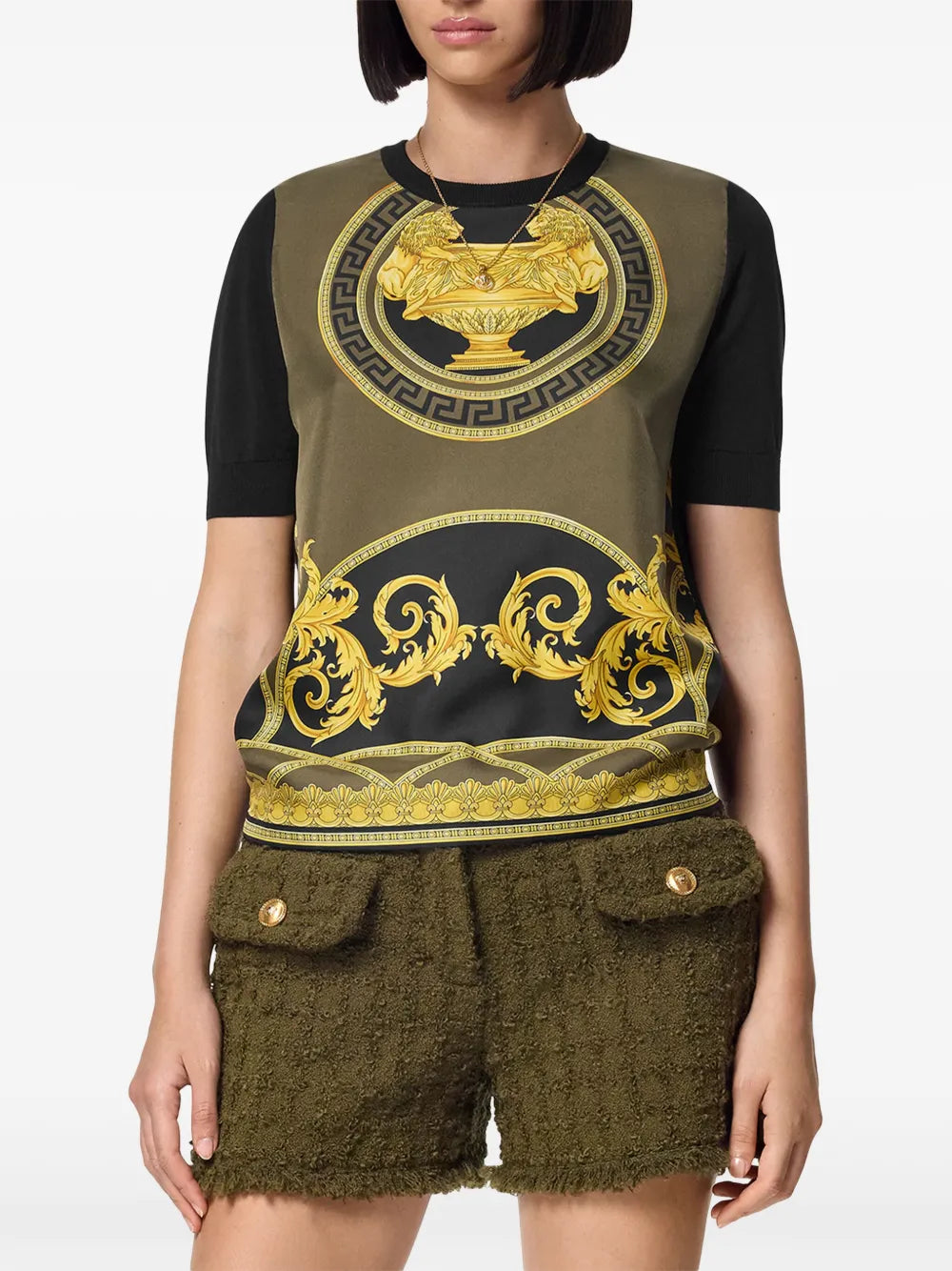 La Coupe Des Dieux Panelled T-Shirt