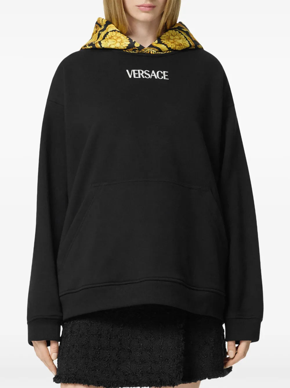 Barocco Panelled Hoodie