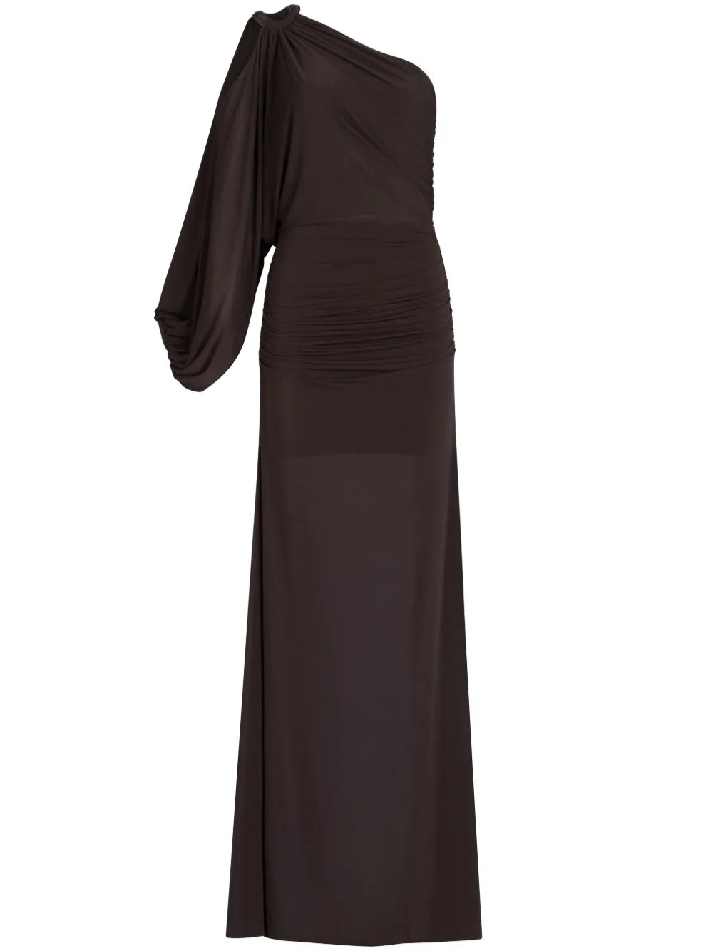 Farah One-Shoulder Gown