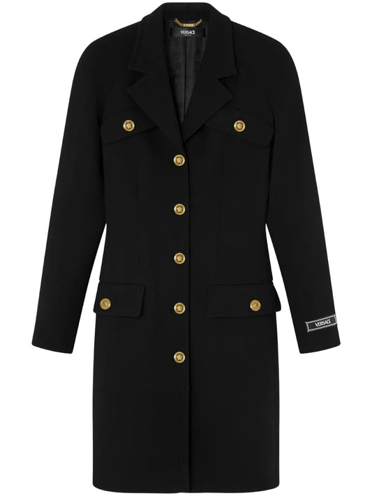 Wool-Blend Raglan Coat