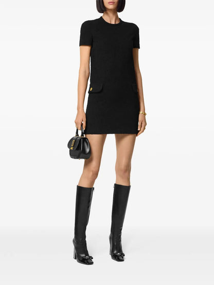 Tweed Shift Mini Dress