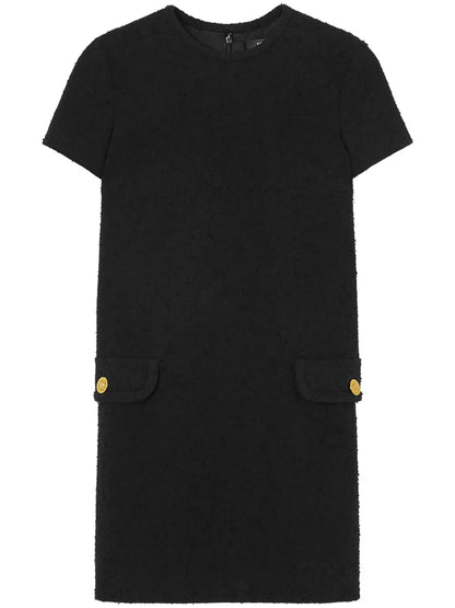 Tweed Shift Mini Dress
