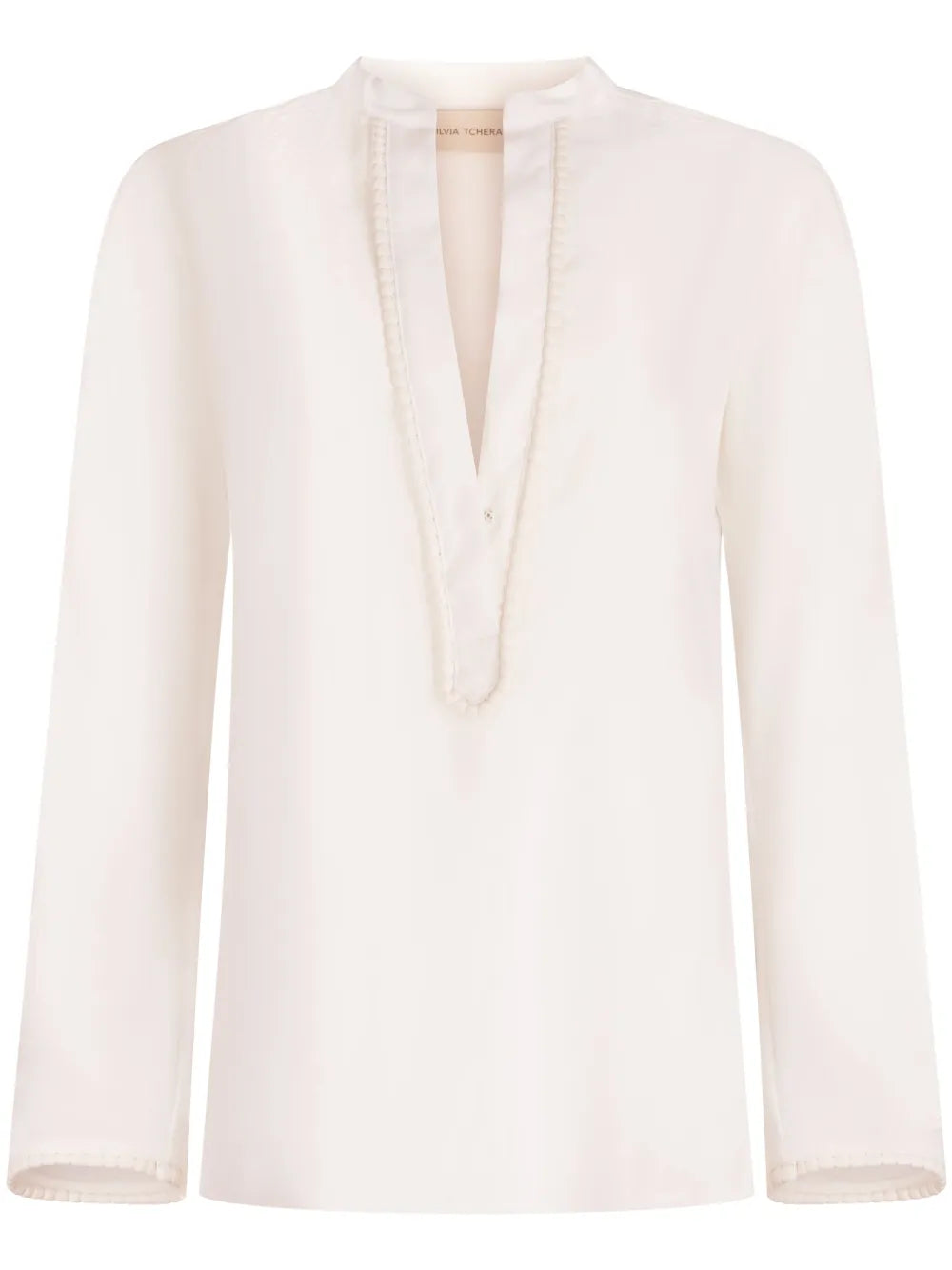 Shera Split-Collar Blouse