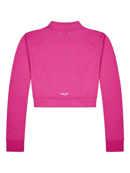 Logo-Print Cropped Track Jacket