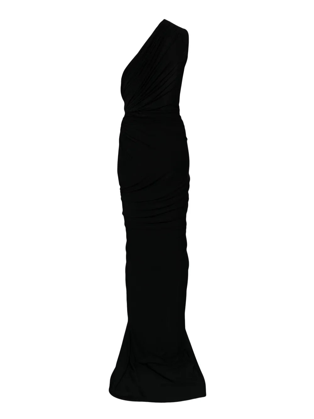One-Shoulder Draped Gown