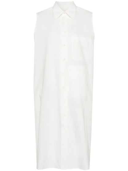 Cotton Poplin Midi Dress