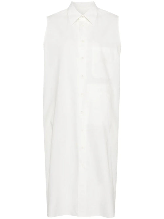 Cotton Poplin Midi Dress