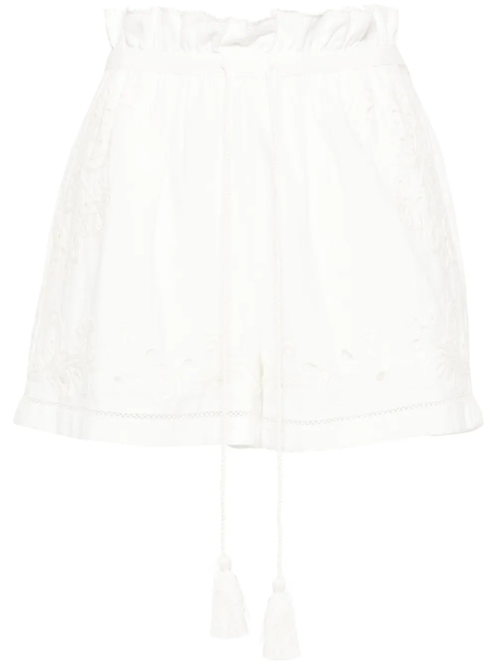 Broderie-Anglaise Paperbag Shorts