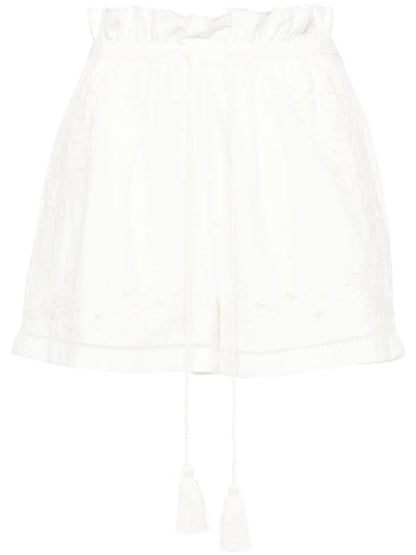Broderie-Anglaise Paperbag Shorts