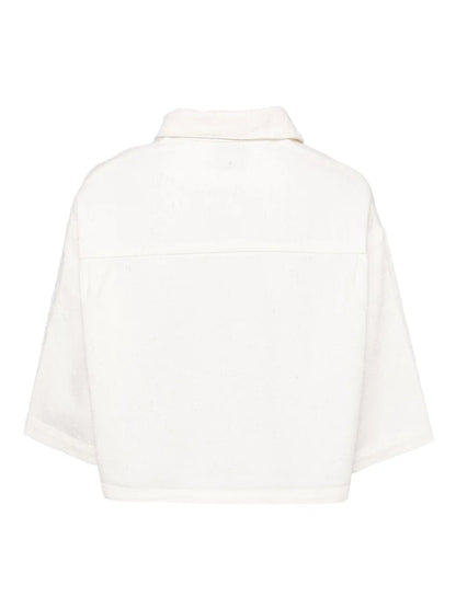 Cropped Cotton Shirt