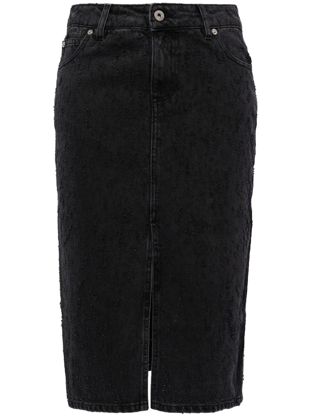 Logo-Patch Cotton Skirt