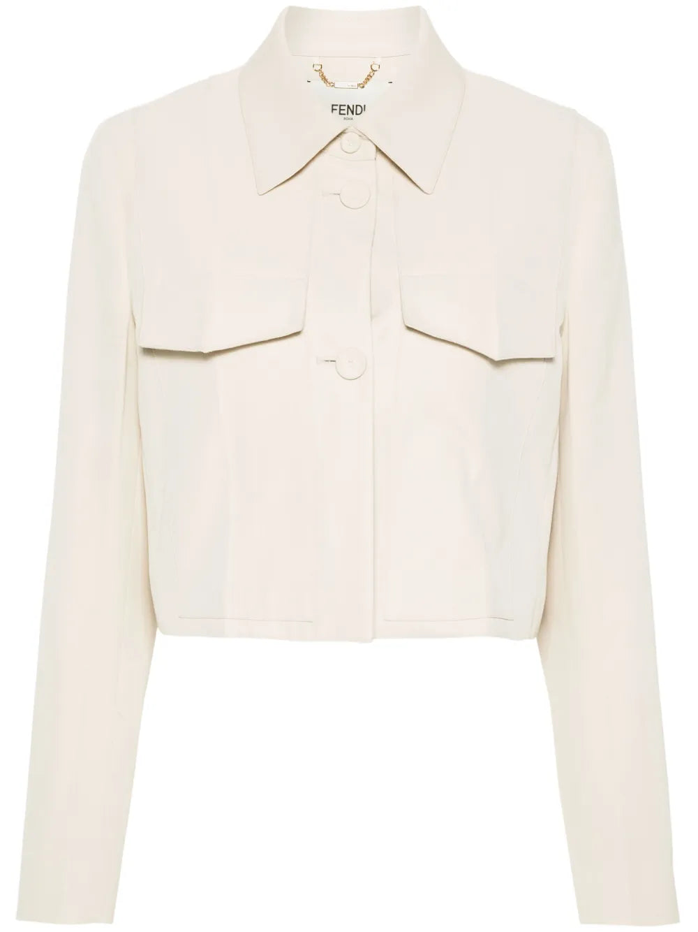 Twill Cropped Jacket