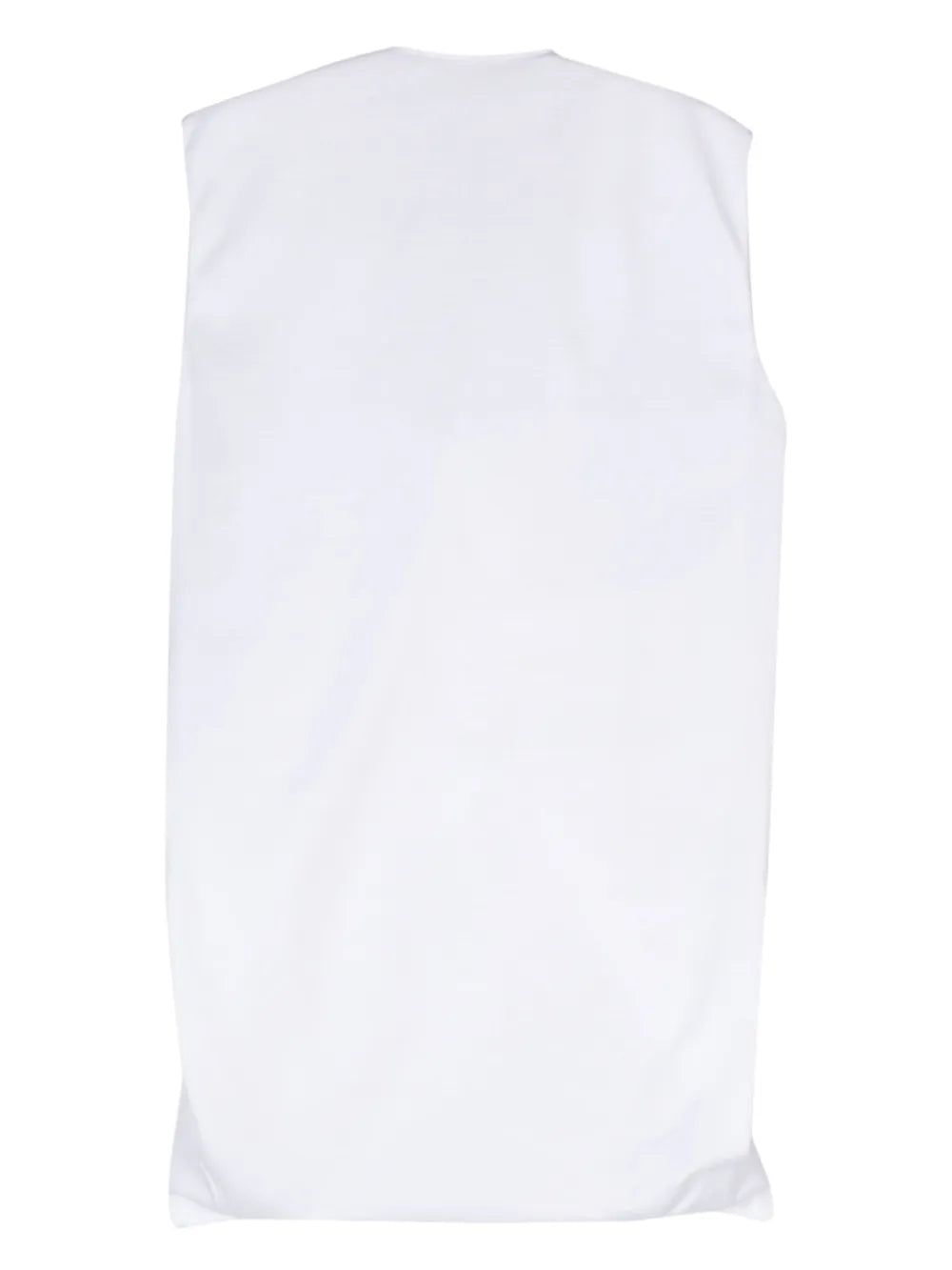 Gathered-Detail Cotton Tank Top