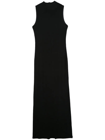 Sleeveless Ribbed Dress