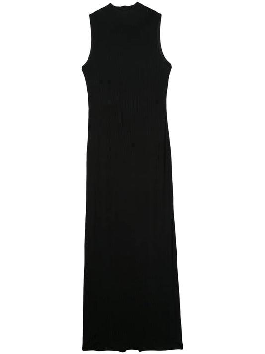 Sleeveless Ribbed Dress