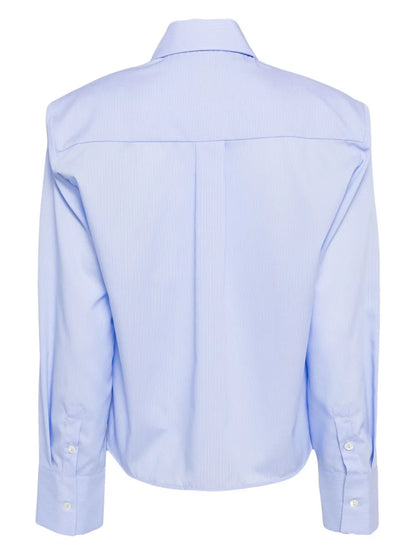 Logo-Embroidered Cotton Shirt