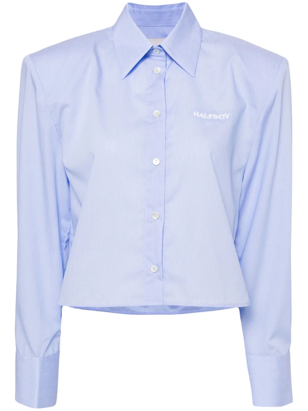Logo-Embroidered Cotton Shirt