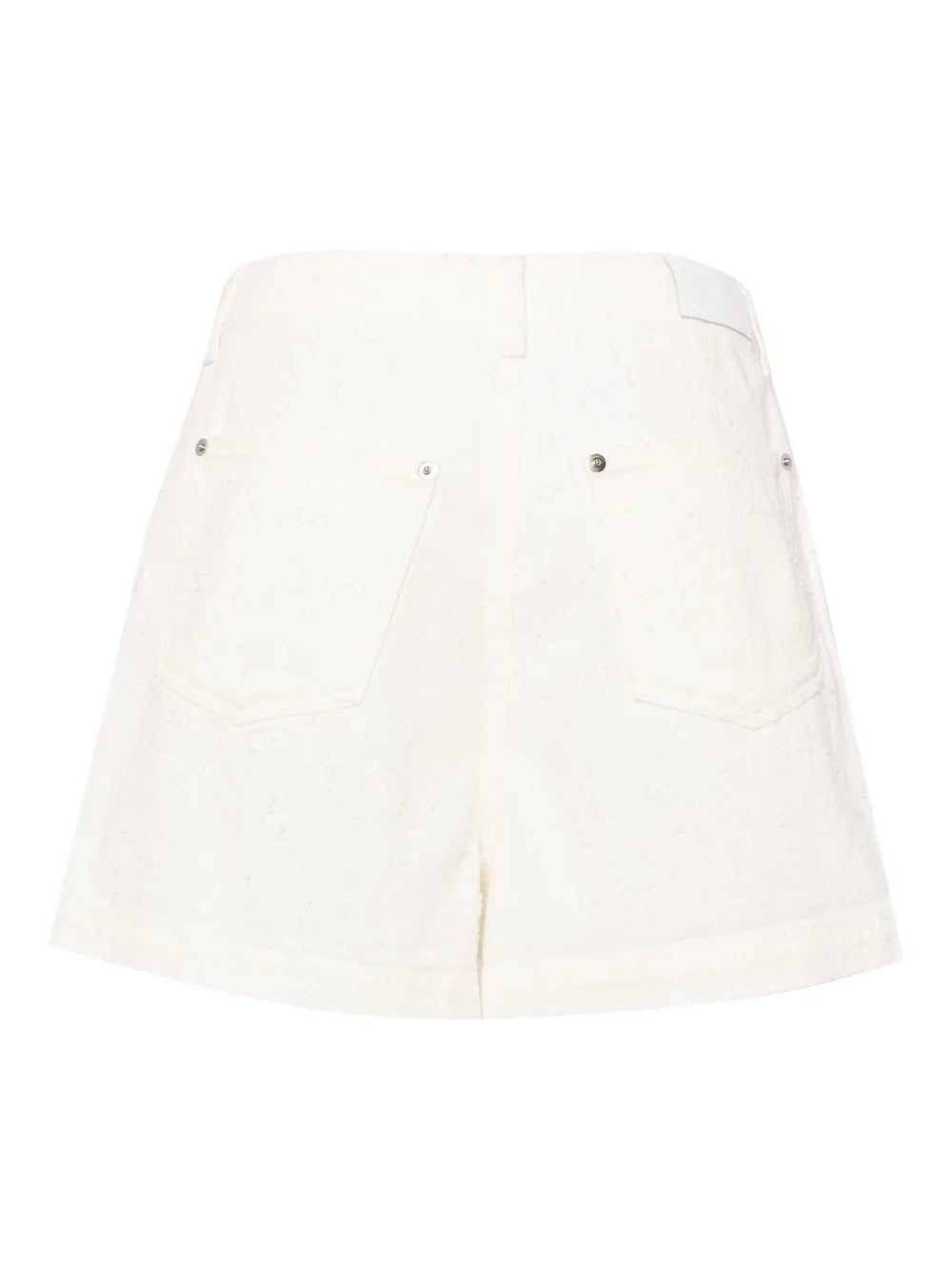 Logo-Patch Cotton Skorts