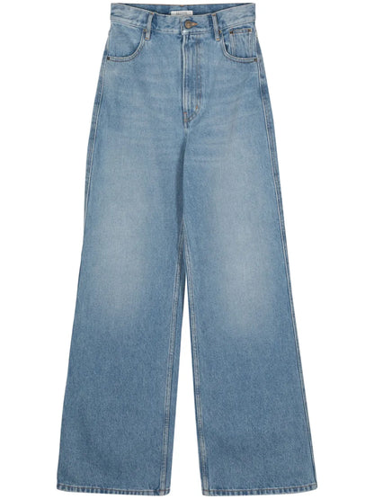 High-Waist Wide-Leg Jeans