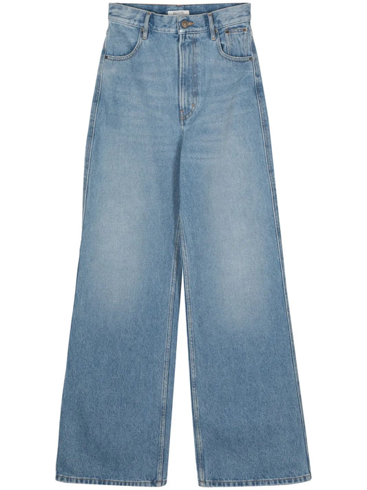 High-Waist Wide-Leg Jeans