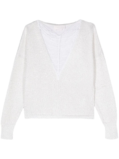 Sequin-Embellished Jumper