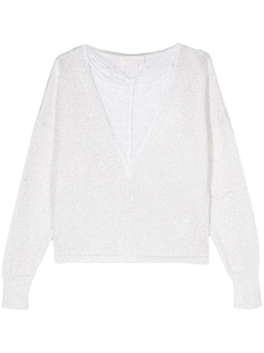 Sequin-Embellished Jumper