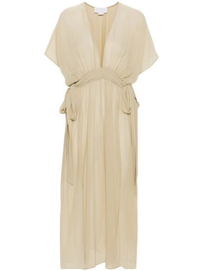 Draped Maxi Dress