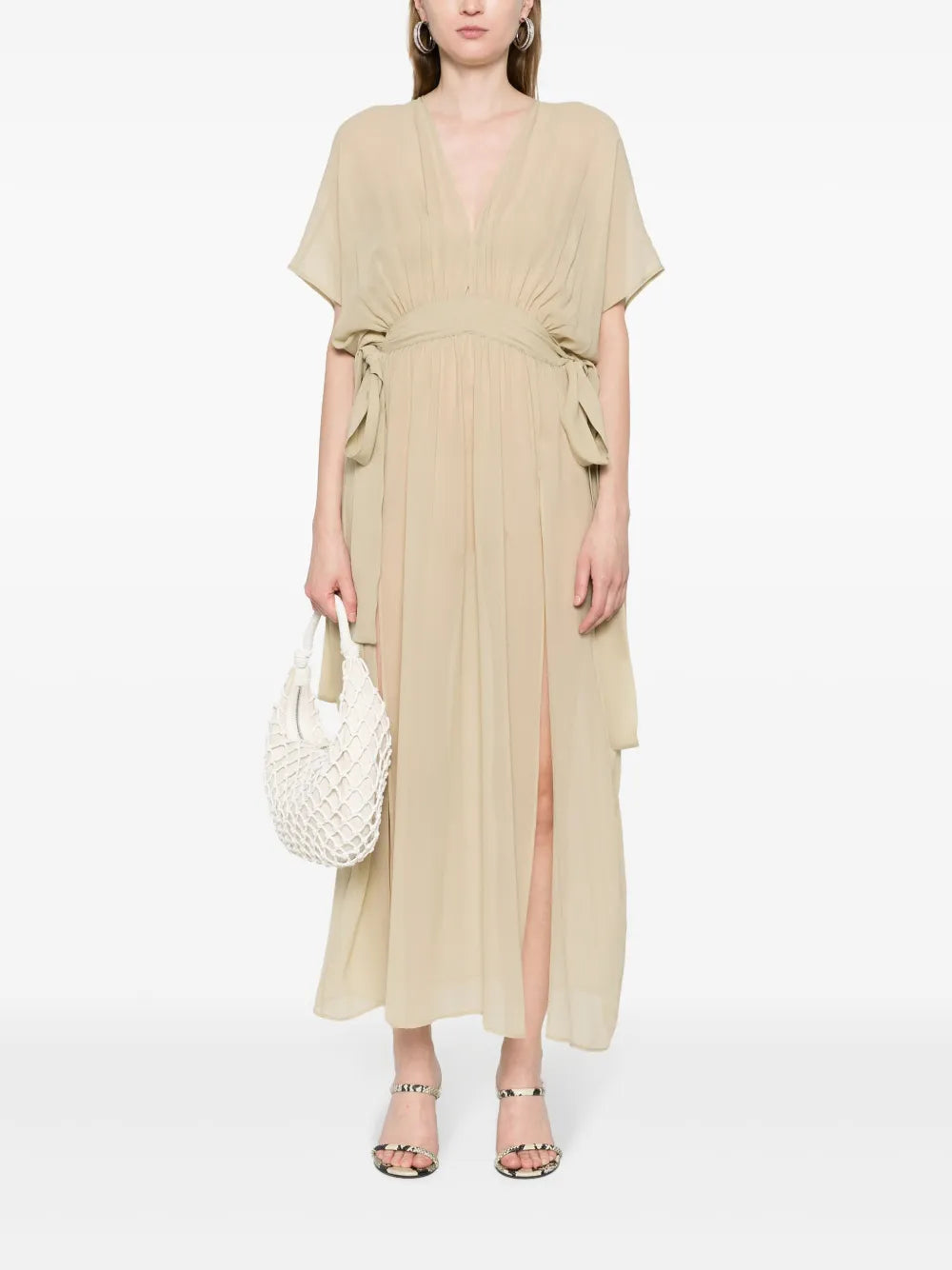 Draped Maxi Dress