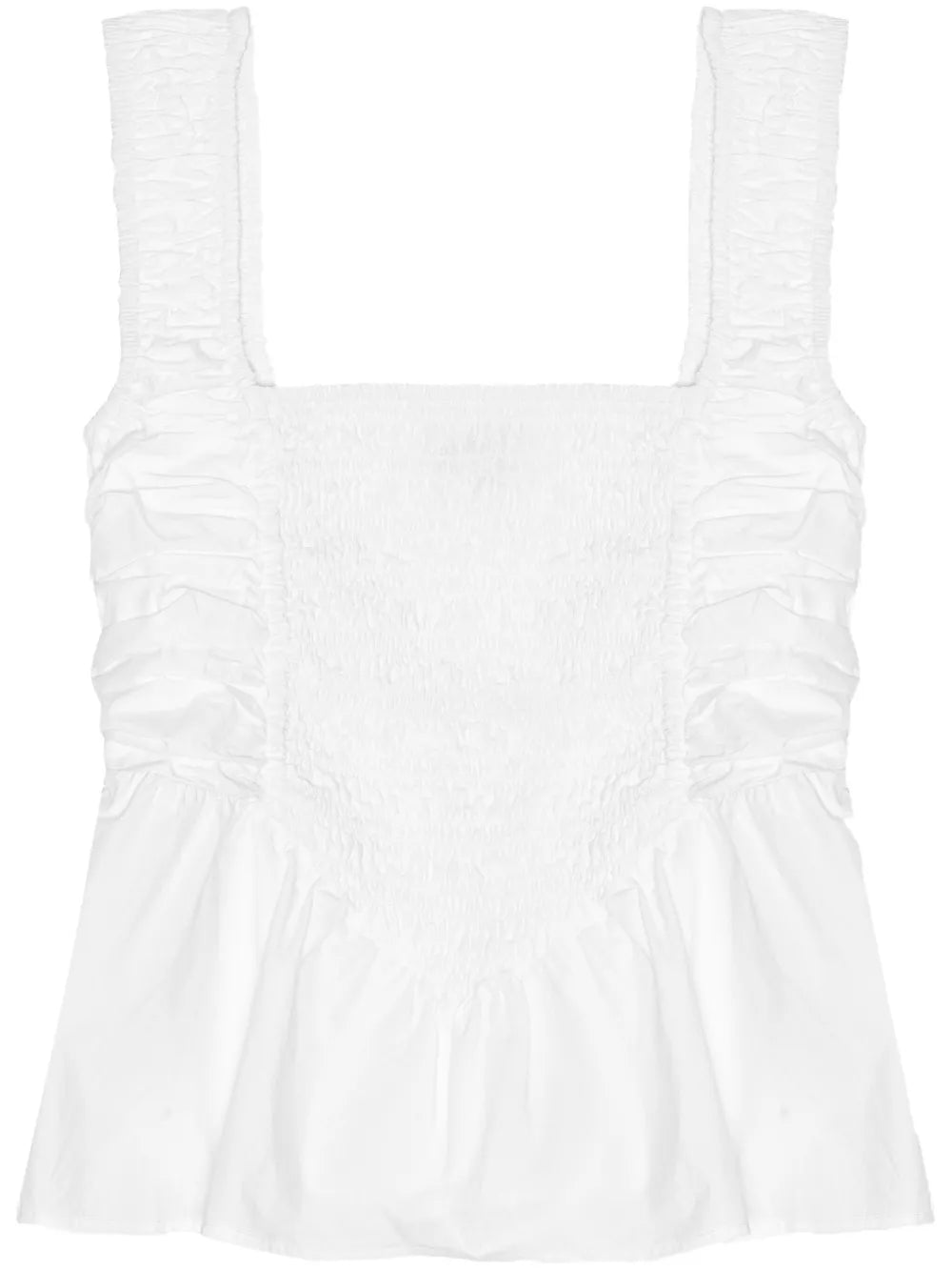 Gathered Detailing Peplum Blouse