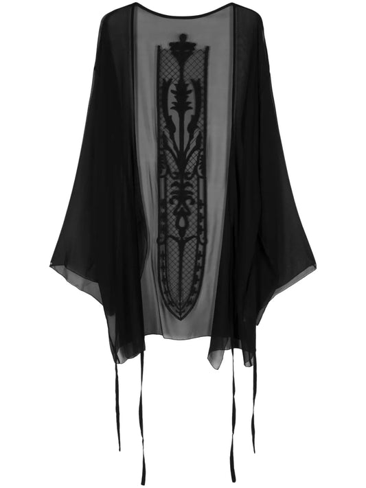 Corded-Lace Lightweight Coat