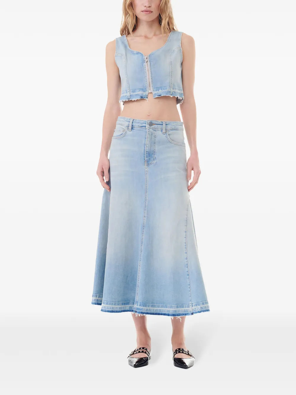 A-Line Denim Skirt